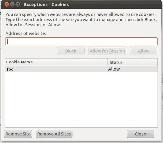 Cookie Name Allow Mockup
