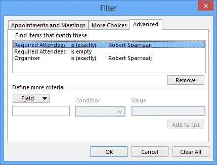 screenshot of error message