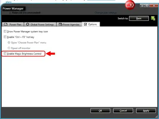 Options, Magic Brightness Control