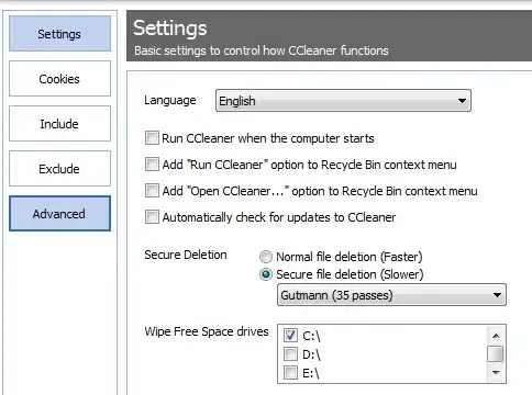 image of the error message