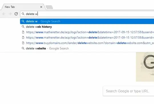 How to delete page from Chrome Suggestion