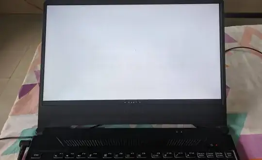 The faint yellow spots