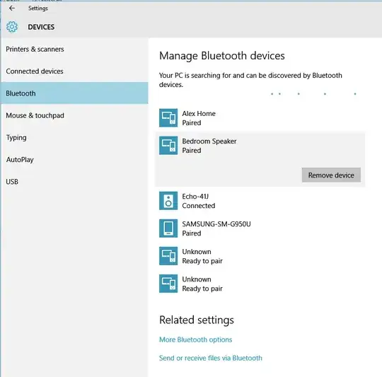 Metro Bluetooth Form