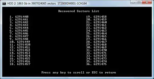 HDD Regenerator - list of the bad sectors