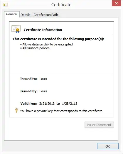 Allows data on disk to be encrypted