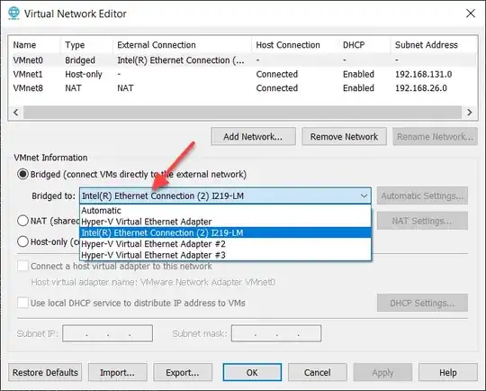 select bridge adapter