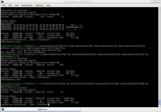 ddrescue copy rescued areas image 1 to image 2