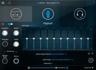 MaxxAudioPro Playback