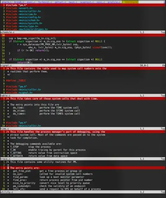 Multiple files in one tab