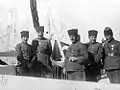 Turkish Military Commanders at the seat of the Governor of Izmir on the morning of September 10, 1922