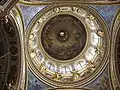 A. Among the earliest and most spectacular large sculptures produced by copper electrotyping were twelve gilt angels (ca. 1858) by Josef Hermann that stand in the cupola of Saint Isaac's Cathedral in St. Petersburg, Russia. These sculptures are 6 metres (20&nbsp;ft) tall; the metal needed to be thin enough so that the weight of the sculptures could be supported high above the cathedral's floor.