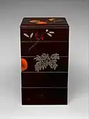 Tiered Food Box with Summer and Autumn Fruits, Metropolitan Museum of Art