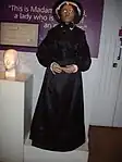 Madame Tussaud herself at Madame Tussauds in London