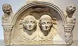 Tombstone of Gaius Volumnius and his wife; Upper Italy