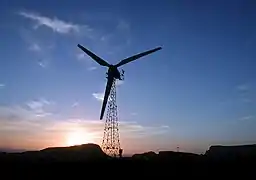 100&nbsp;kW Aerogenerator, Fair Isle