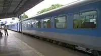 Puri Shatabdi express at Balasore railway station