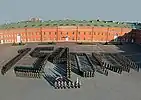 The formation of the regiment in the form of the number of the military unit