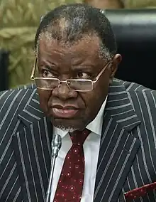 Hage Geingob President of Namibia
