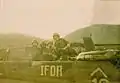 9th Engineer Battalion conducting a mine lifting mission in Bosnia, 1996.