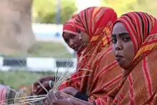Image 25Somali women basket weaving (from Culture of Somalia)