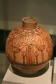 Pot from Faras; 300&nbsp;BC – 350&nbsp;AD; terracotta; height: 18&nbsp;cm; Egyptian Museum of Berlin (Germany)
