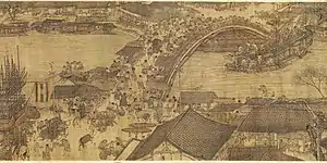 Image 7Daily life of people from the Song period at the capital, Bianjing, today's Kaifeng (from History of cities)