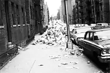 Image 11Anderson Avenue garbage strike. A common scene throughout New York City in 1968 during a sanitation workers strike (from History of New York City (1946–1977))