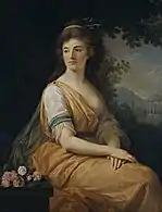 Anna von Escher van Muralt (c. 1800), oil on canvas, 110 x 86&nbsp;cm., Prado, Madrid