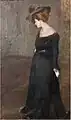 191. Emilio Gola, Ritratto di signora, 1903