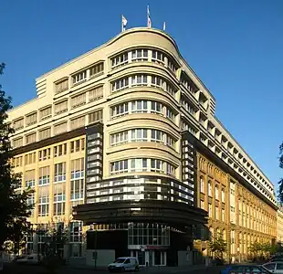 Expressionist - Rudolf Mosse Printing and Publishing Company Building, Berlin, by Erich Mendelsohn, 1921-1923