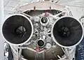 Bottom of first stage of Titan IVB rocket