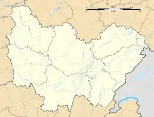 Dijon is located in Bourgogne-Franche-Comté