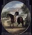 Portrait of Don Manuel Romero de Terreros y Villar-Villamil, brother to the 1st Duke of Regla, painted by Édouard Pingret