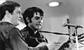 German singer-songwriter Hartmut König&nbsp;[de] (right)
