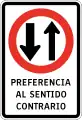 RO-4Give preference to oncoming traffic