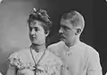 Portrait of the administrator Van Tijen, who served from 1911-1916, with his spouse