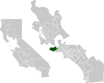 Map of the district