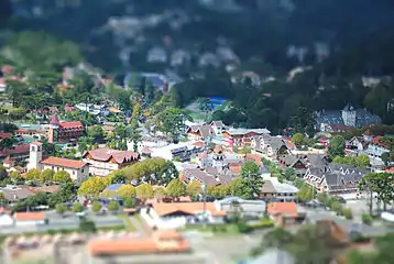 Photo taken with a tilt-shift lens