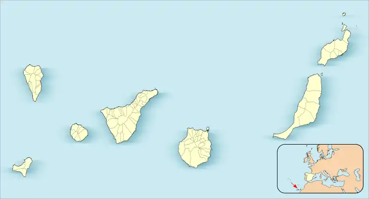 Adeje is located in Canary Islands