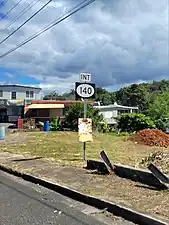 PR-2 east near the northern terminus of PR-140 in Barceloneta