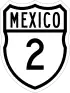 Federal Highway 2 shield