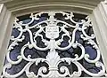 The town symbol of Bemmel above the door of the castle