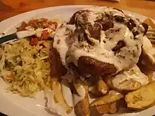 Image 48Pork Chop with Platain chips. (from Honduran cuisine)