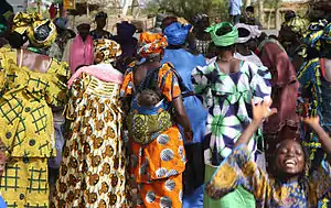 Image 21A crowd of women in Mali. (from Culture of Mali)
