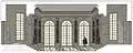Cross-section of the Grand Vestibule (great vestibule), 1658 to 1803