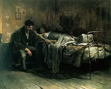 La miseria (1886). 180,4 x 221,4&nbsp;cm.
