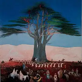 Image 26Csontváry Kosztka, Tivadar - Pilgrimage to the Cedars of Lebanon (from Culture of Lebanon)