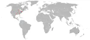&nbsp;&nbsp;International Participant organizations &nbsp;&nbsp;US State Participants &nbsp;&nbsp;US Private Sector Participants &nbsp;&nbsp;US Federal Participants