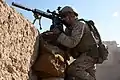 Mk 12 Mod 1 rifle in USMC service in Afghanistan, 2010.