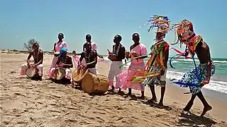 Image 72Graifuna traditional dance. (from Culture of Honduras)